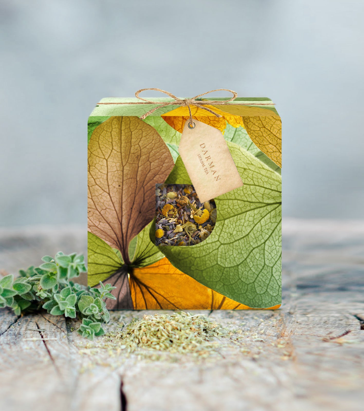 Darman Specialty Herbal Tea: Organic Morning Mood Blend (Whole Leaf)