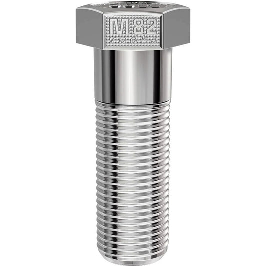 Bolt Vodka M82 Chrome 750 mL rye vodka in vacuum-sprayed chrome bottle with mirrored finish, crafted in Russia for gifting and celebration.