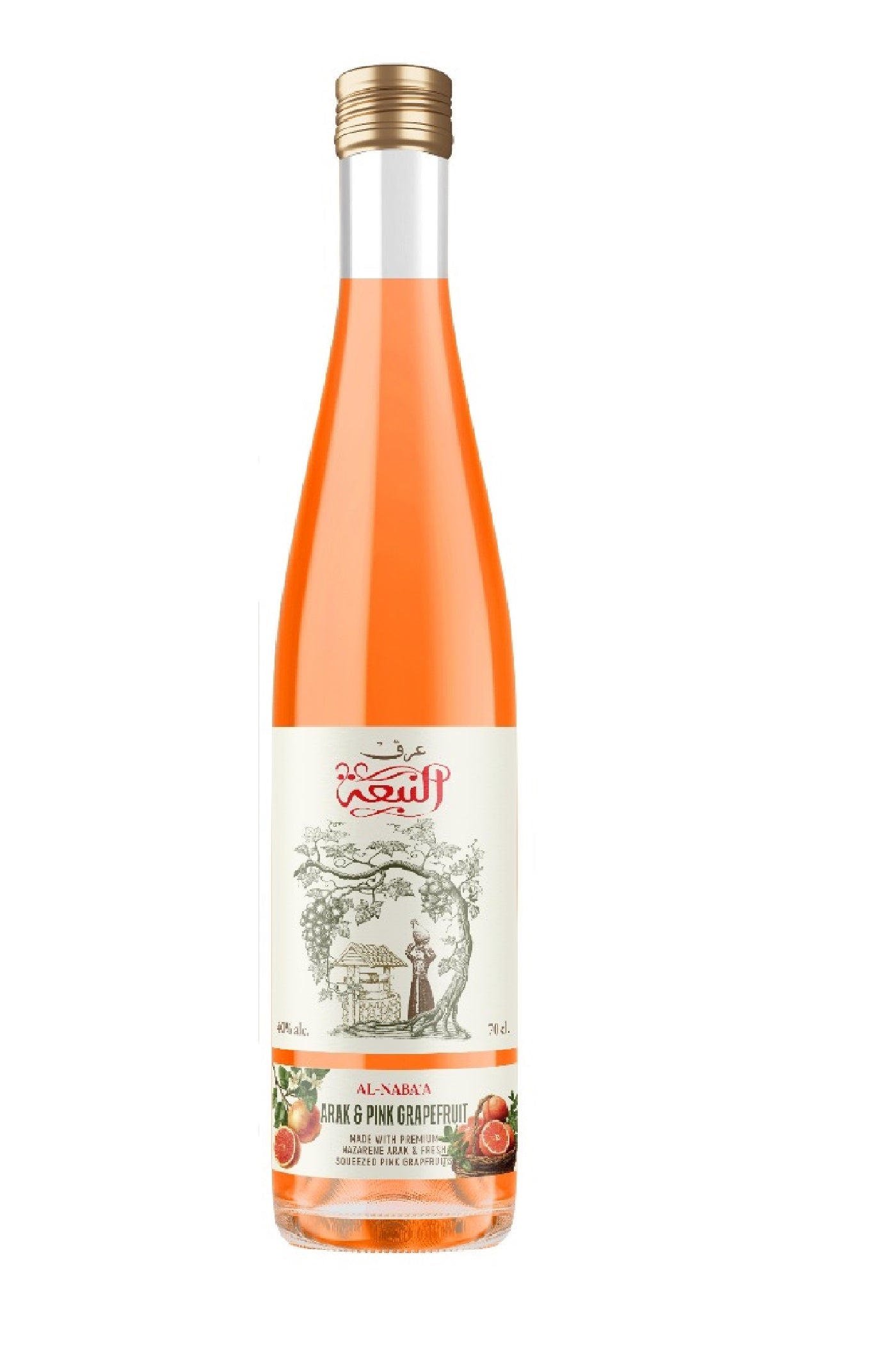 ARAK - Kosher Spirit Al Nabaa Arak & Pink Grapefruit