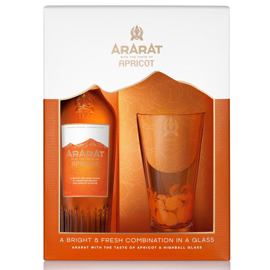 Ararat Apricot Flavored Brandy Gift Set - 700ml