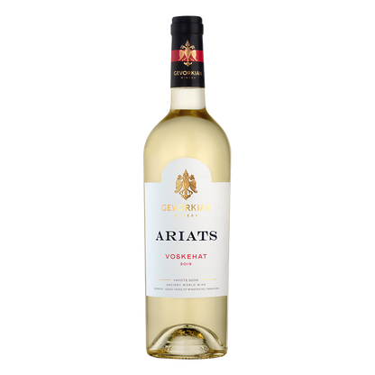 Gevorkian Ariats Voskehat 2019 white wine bottle with transparent background