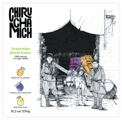 Chiruchamich - Assorted Dried Fruits - Small Pack (apricot, plum, pear)